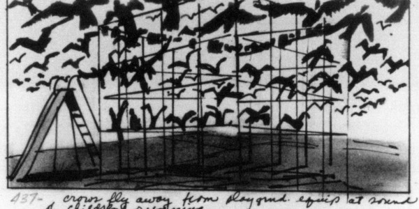 Hitchcock Storyboard The Birds 1963