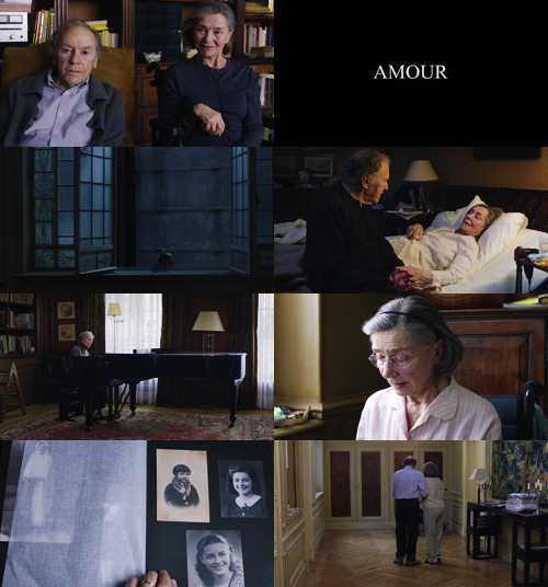 Amour 2012- screen shots - EMANUELLE RIVA and Jean Louis Trintignant