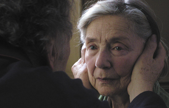 Amour 2012 Stars Emanuelle Riva and Jean Louis Trintignant