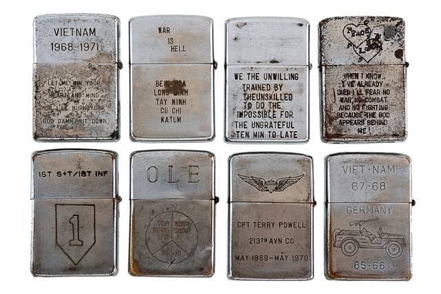 Vintage Vietnam War Veteran Lighters IV