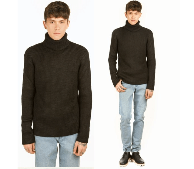 jonny quest vintage style - t by alexander wang chunky knit turtleneck from opening ceremony-1