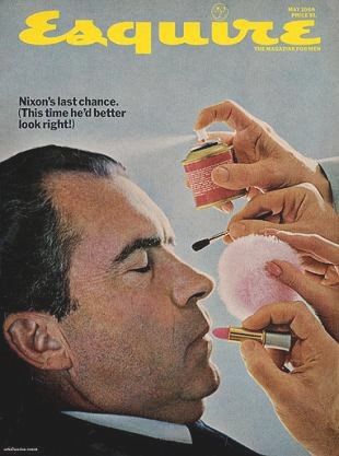 Nixon - 1968 Vintage Esquire Mens Fashion Magazine