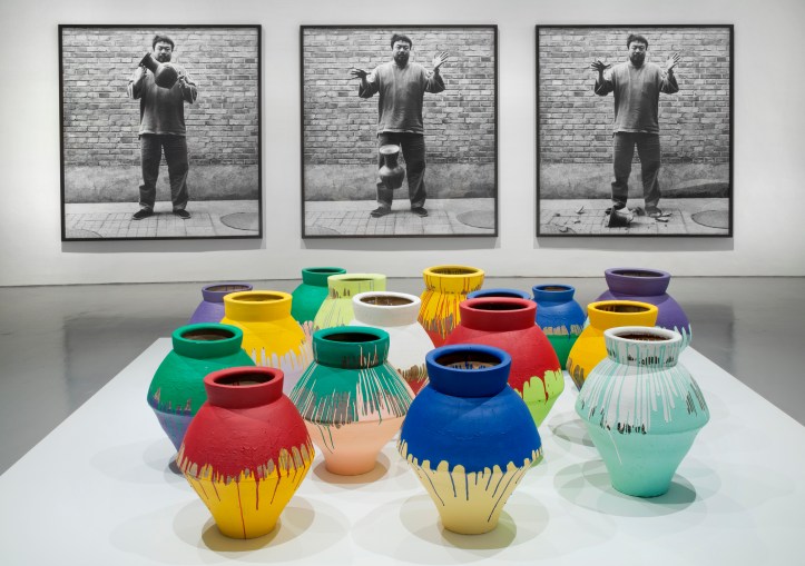 Ai-Weiwei-installation-Colored Vases