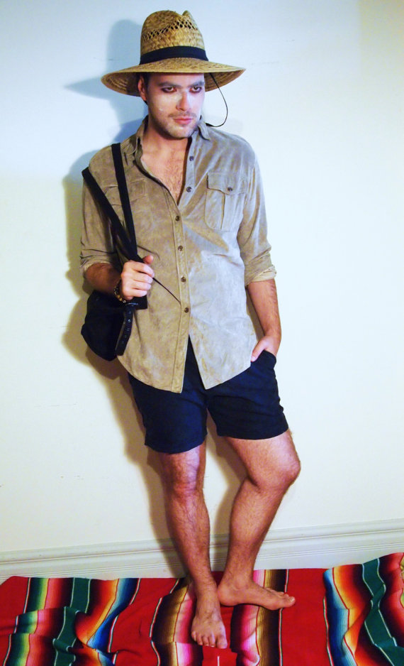 lizard king- jim morrison inspiration- the eye of faith vintage- suede ralph lauren button down shirt