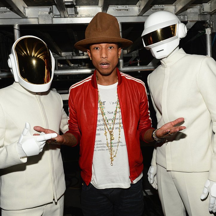 Pharrell-Williams-BIG HAT- Daft Punk - Grammysjpg