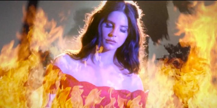 Lana Del Rey's vision of the west coast is on fire
