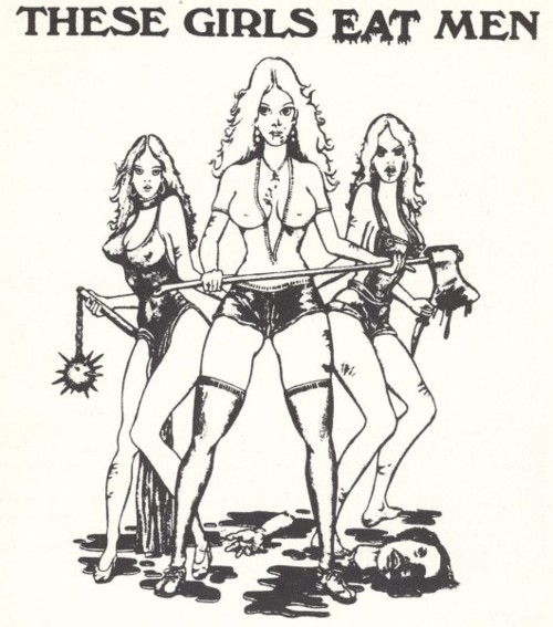 THESE GIRLS EAT MEN- THE EYE OF FAITH VINTAGE